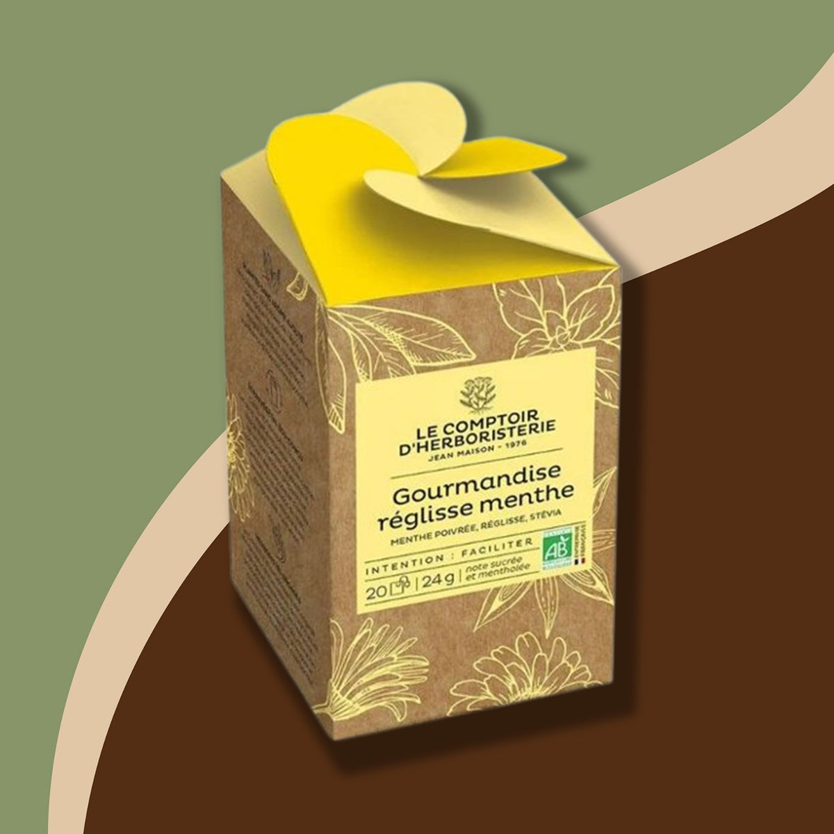 Tisane Réglisse Menthe - Marque Tradition Nature, Plantes Entières, Neuf