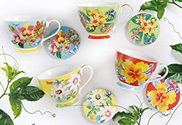 Tasse "Exotica" Frangipani Green 400ml Maxwell & Williams |  | Morgane café MHD