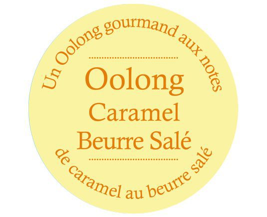 "Caramel Beurre Salé" Thé Oolong boîte 20 sachets 2g Comptoir Français du Thé - Morgane café MHD