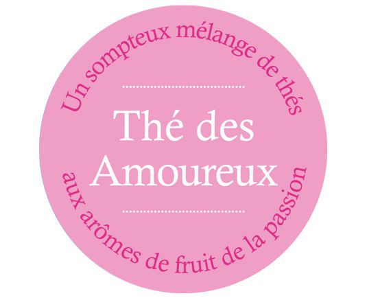 "Thé des Amoureux" Thé mixte boîte 20 sachets 2g Comptoir Français du Thé - Morgane café MHD