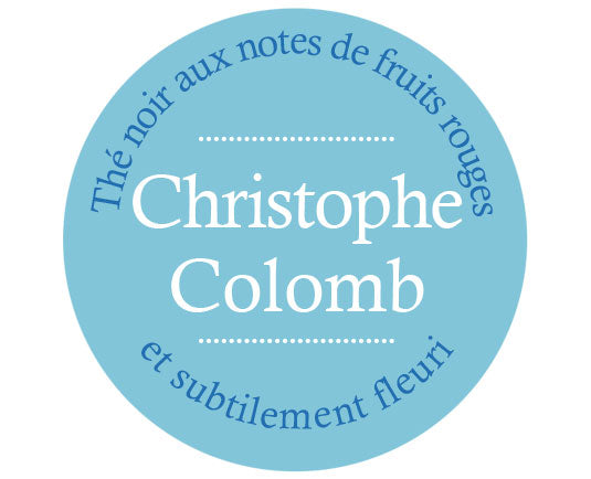 "Christophe Colomb" Thé noir boîte 20 sachets 2g Comptoir Français du Thé - Morgane café MHD
