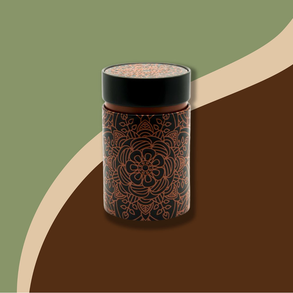 Boîte à thé "Mandala" Ebony 150g Eigenart | Boîte à thé | Morgane café MHD