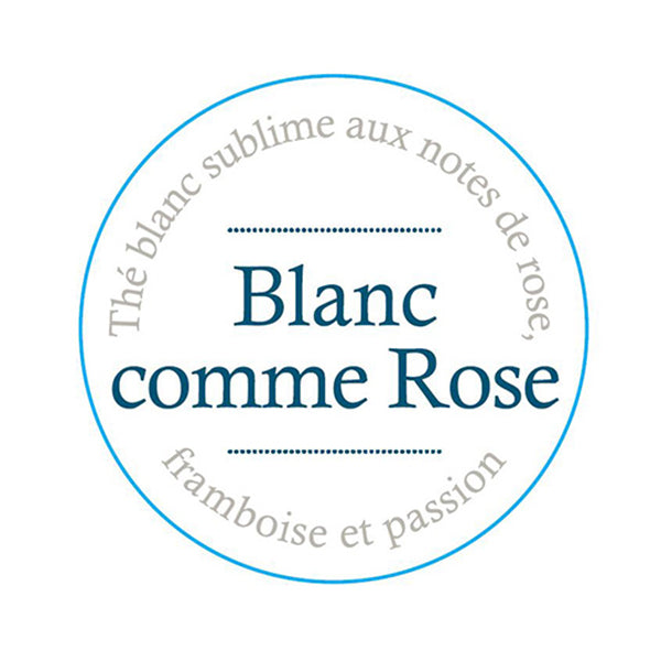 "Blanc comme Rose" thé blanc vrac Comptoir français du Thé | Thé blanc | Morgane café MHD