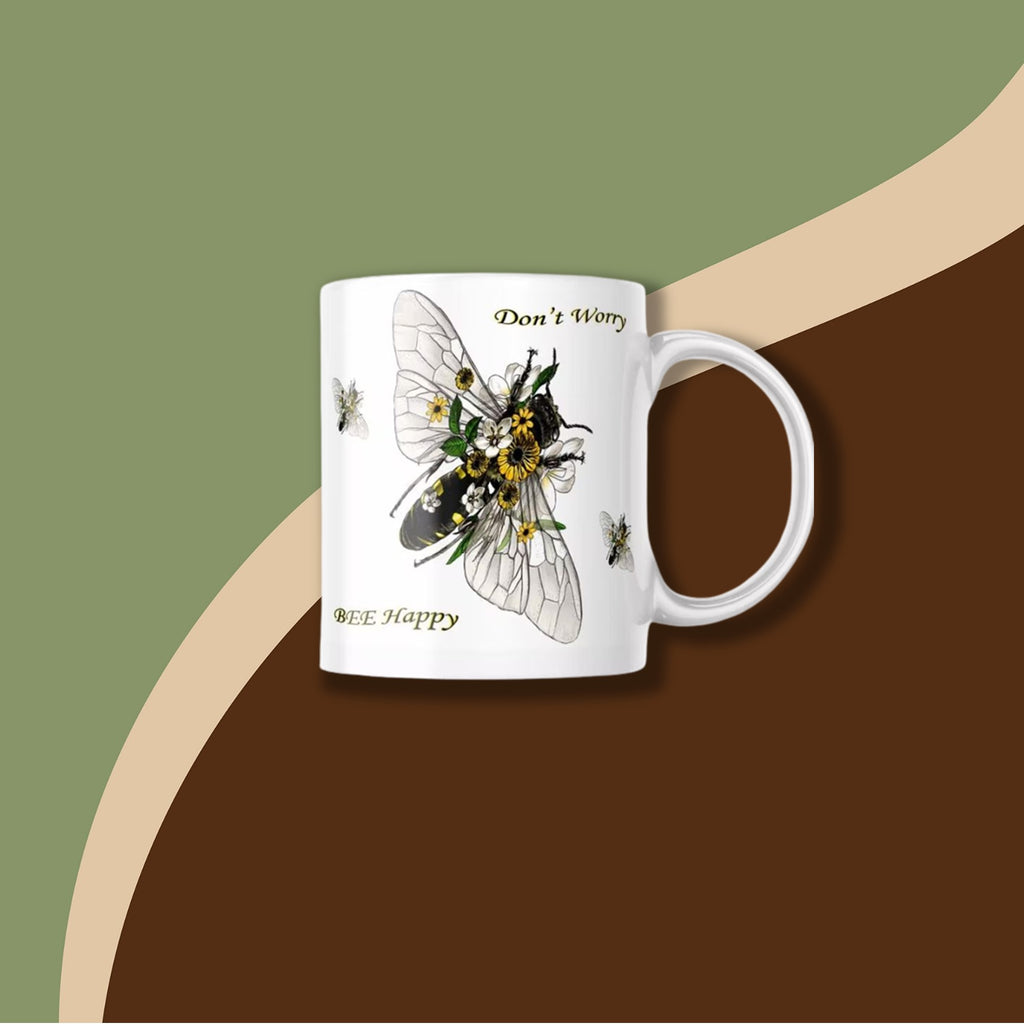 Mug "Don't Worry Bee Happy" 330ml Eiledon Art For All | Tasse | Morgane café MHD
