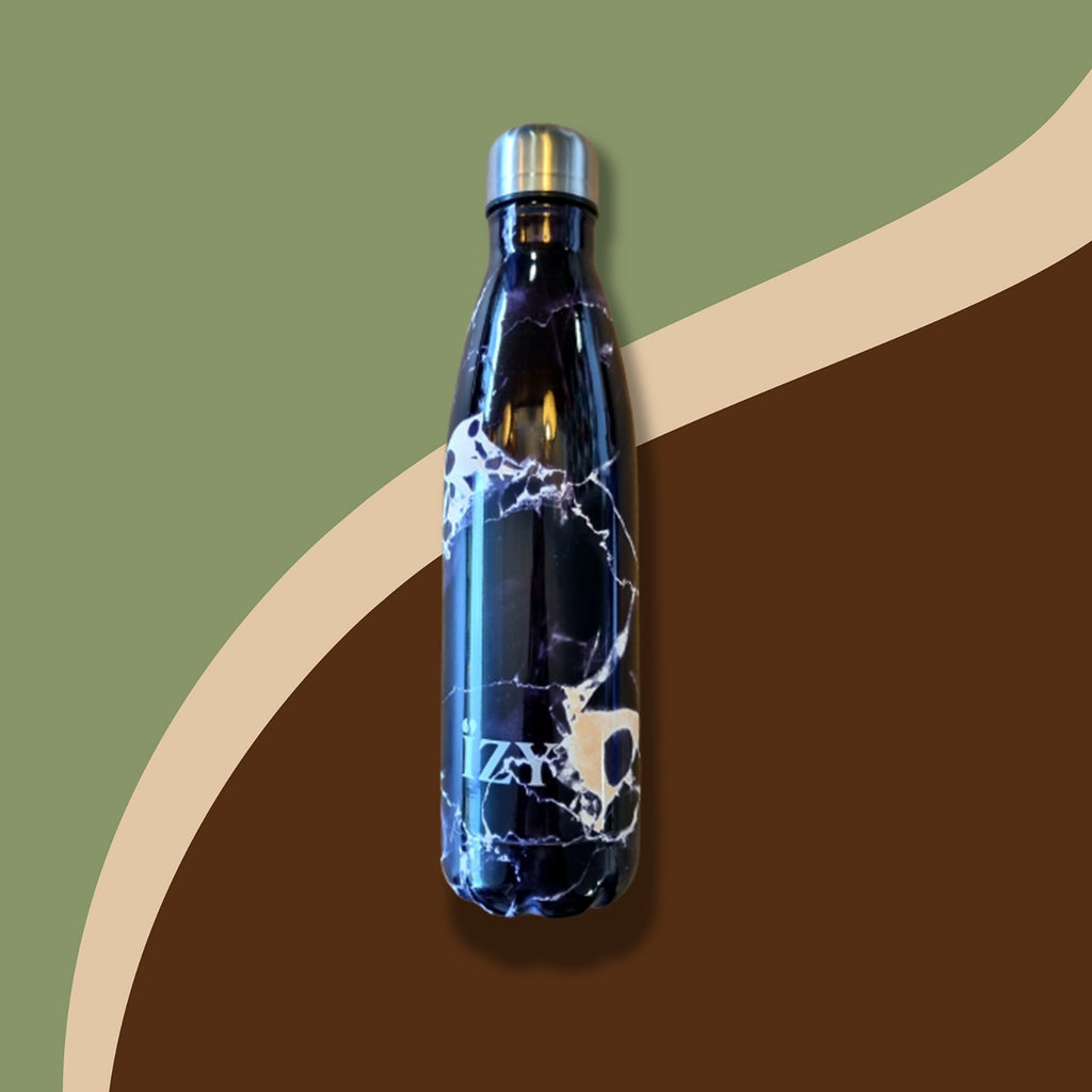 Bouteille isotherme "Marbre noir" 500ml Izy Bottles | Bouteille isotherme | Morgane café MHD