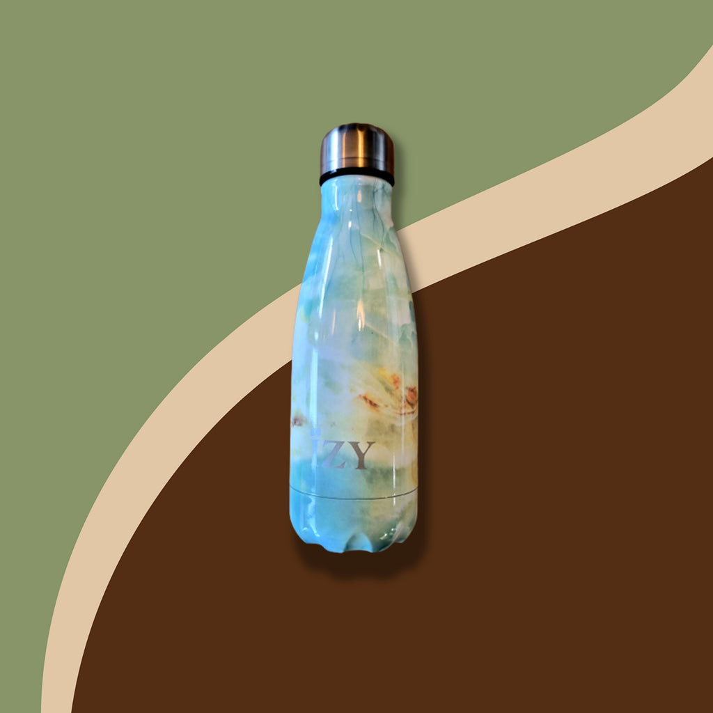 Bouteille isotherme "Marbre vert" 350ml Izy Bottles | Bouteille isotherme | Morgane café MHD