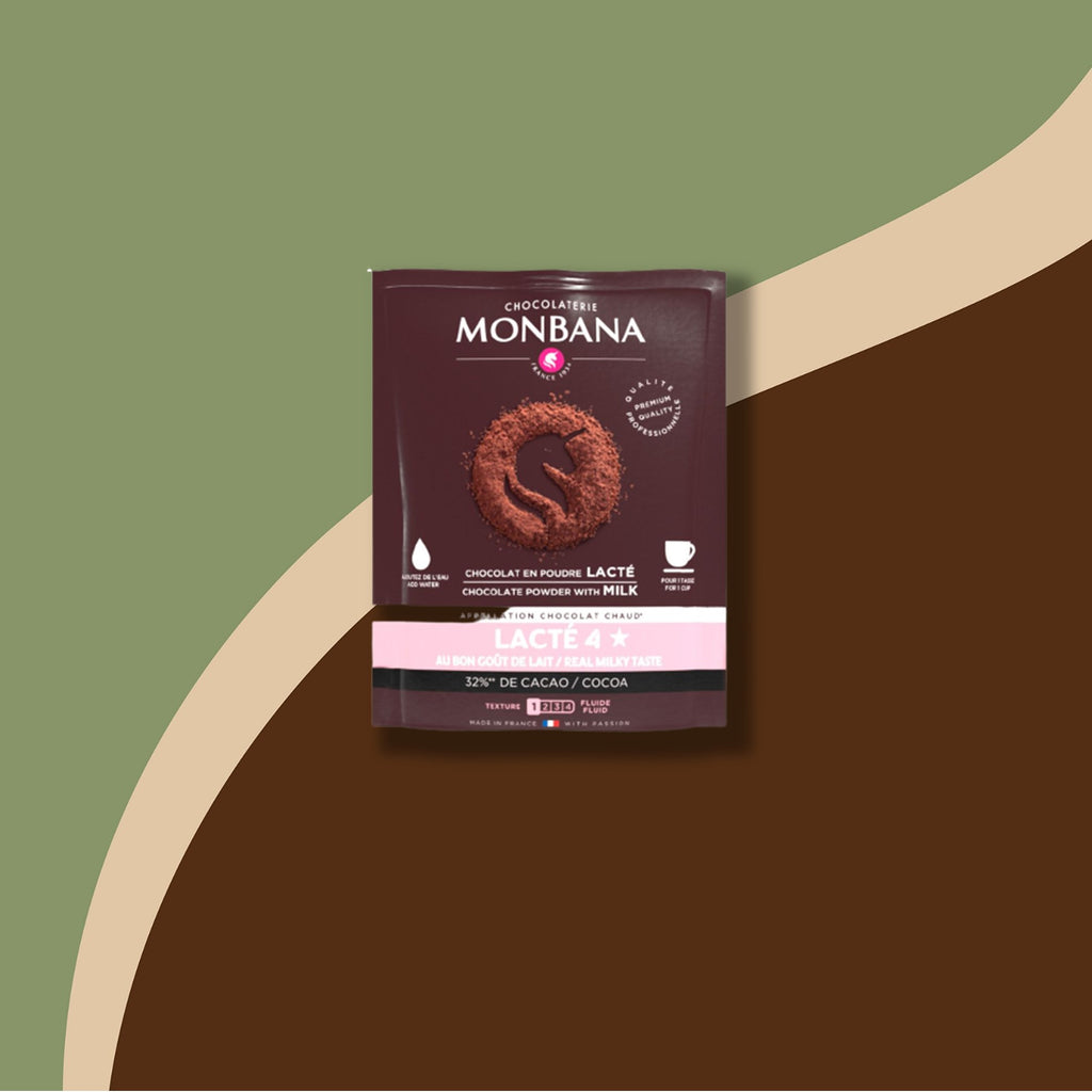 Chocolat en poudre "Lacté" 25g Monbana | Chocolat en poudre | Morgane café MHD