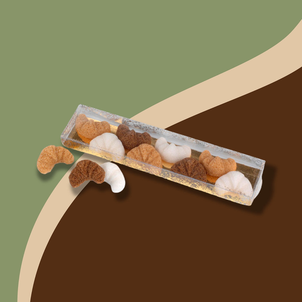 Réglette Croissant en sucre 8x4g | Sucre | Morgane café MHD