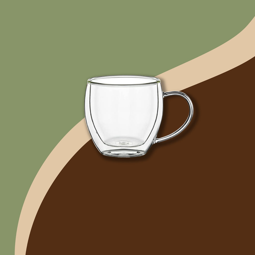 Tasse Espresso transparente bulle avec anse 100ml Créano | Tasse à café | Morgane café MHD