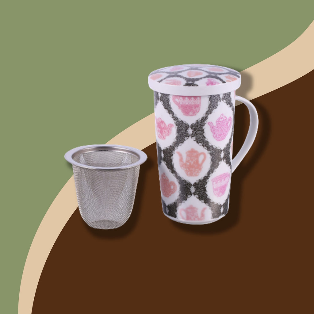 Tisanière "Teapots Pink" 350ml Multiple choice by topchoice | Tisanière | Morgane café MHD